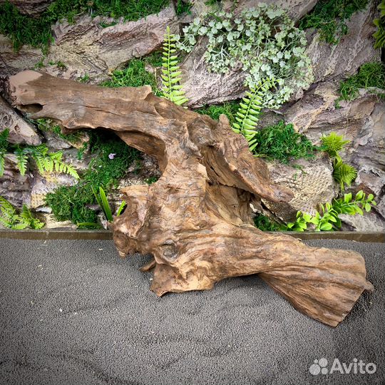 Коряга для аквариума Тиковое дерево (нкт70)