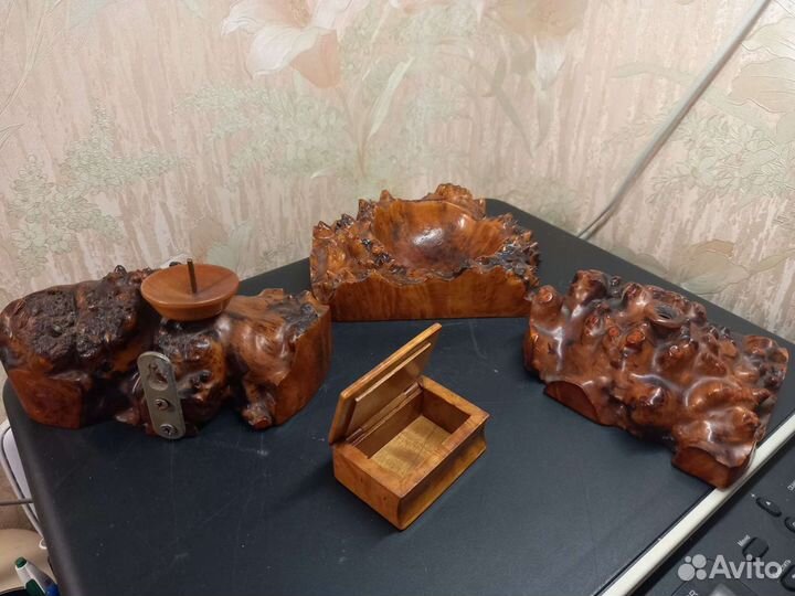 Изделия из капа корня