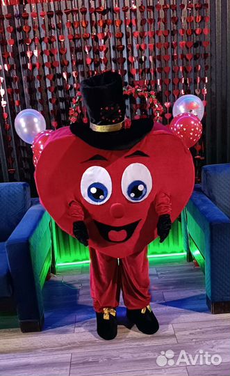 Сердце, Тедди, Чебурашка,ростовая кукла,свадьба