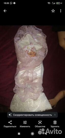 Комплект на выписку для девочки лето