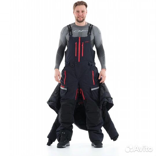 Штаны мужские DragonFly Expedition 2020 Сине-красн