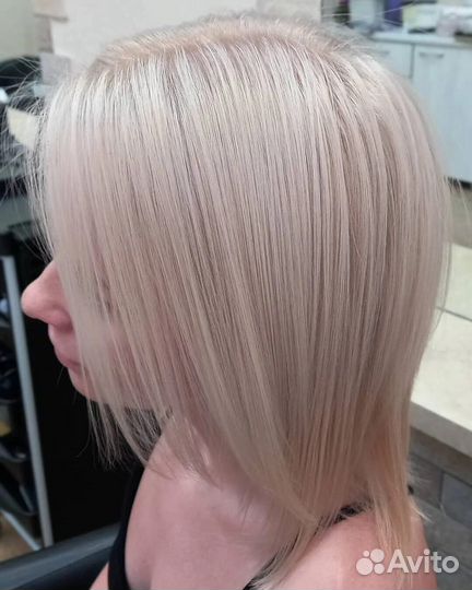 Окрашивание волос в один тон