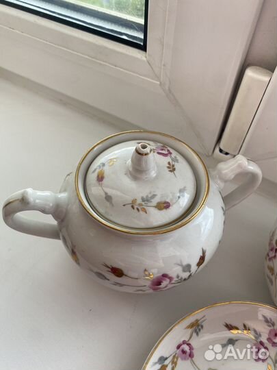 Чайный сервиз дулево розы