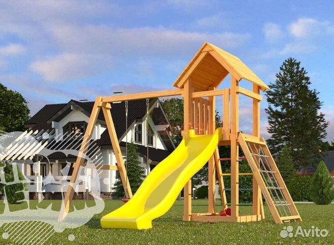 Детский комплекс с горкой