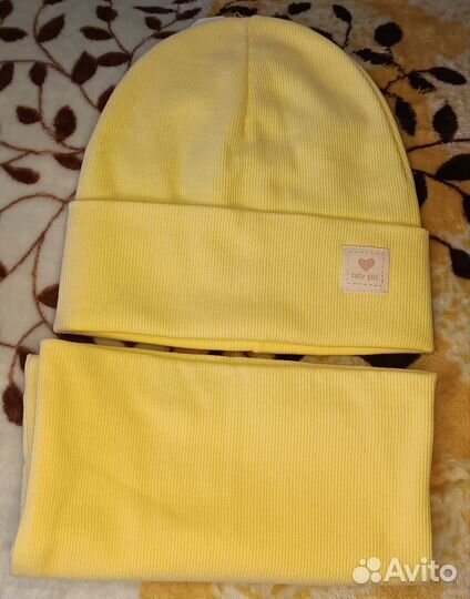 Шапка и снуд для девочки