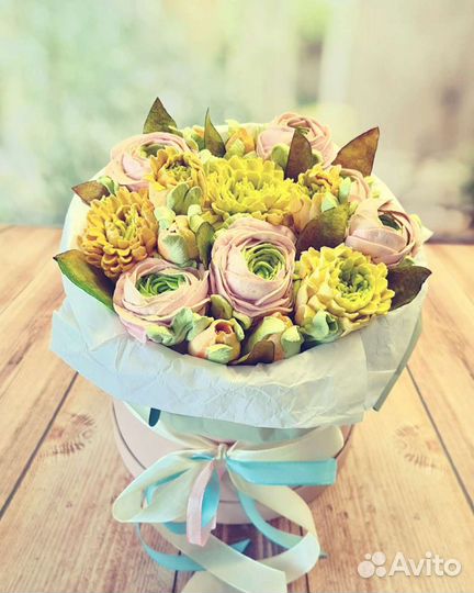 Зефирные букеты