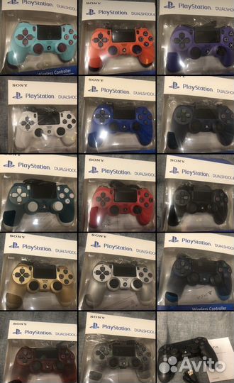 Контролер на ps4 - разные цвета