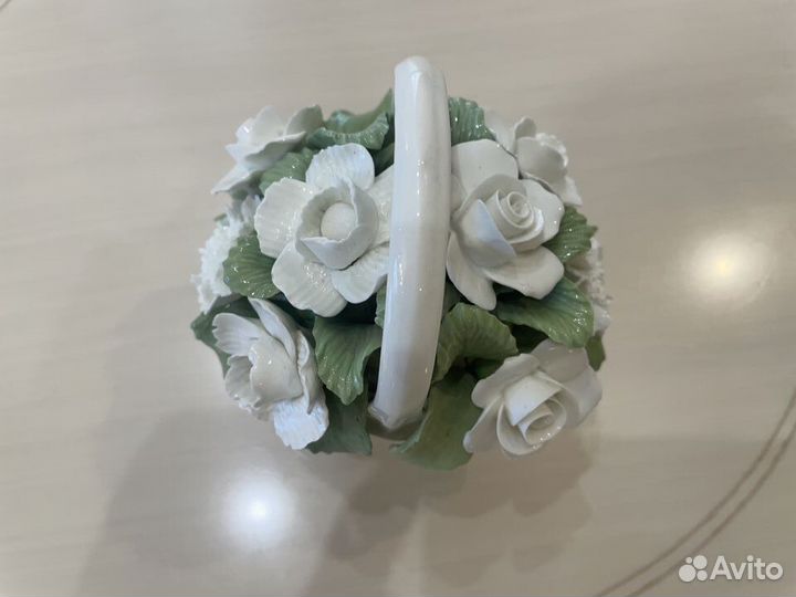 Фарфоровый букет. Белые цветы. Aynsley. Англия