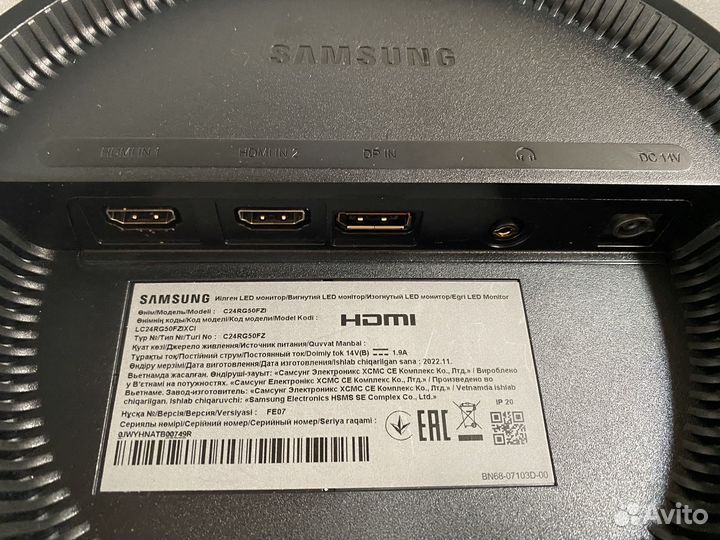 Игровой монитор Samsung 23.5