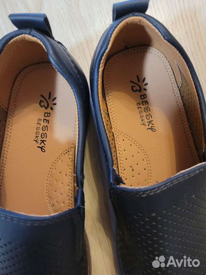 Туфли мокасины слипоны