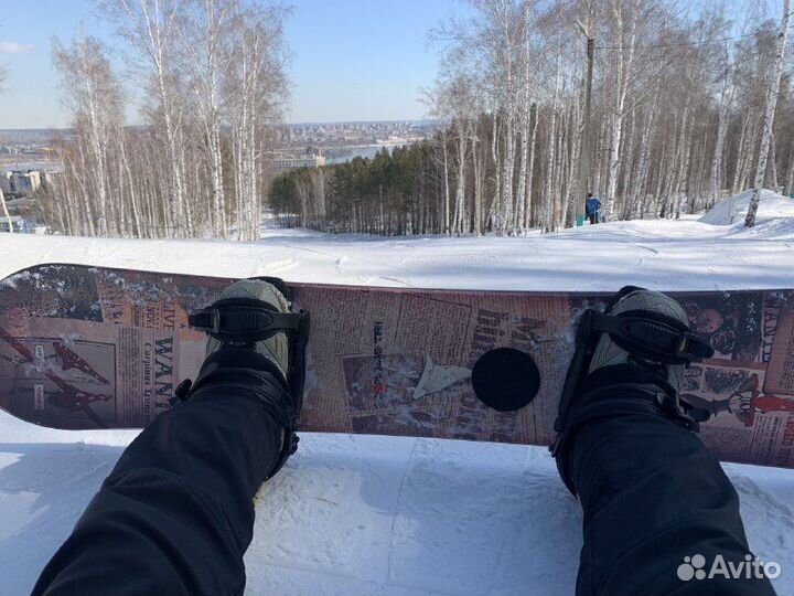 Комплект сноуборд