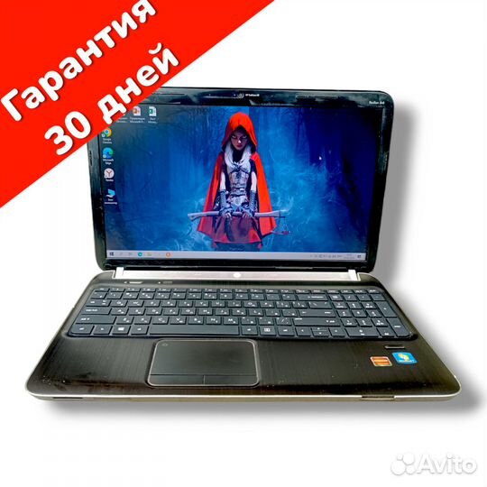 Ноутбук HP DV6 AMD A6(4 ядра) /16гб/SSD240гб/win10