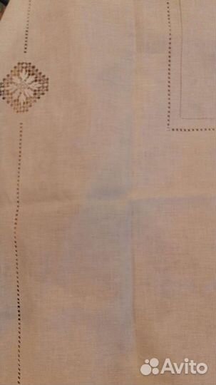 Скатерть льняная новая