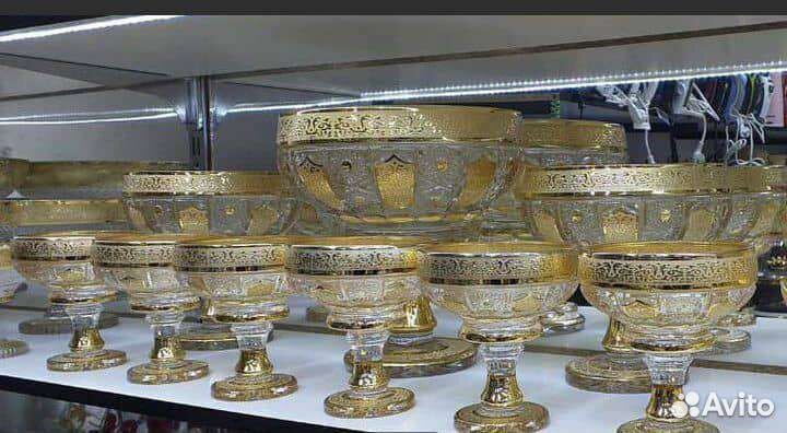 Ваза для фруктов богемия