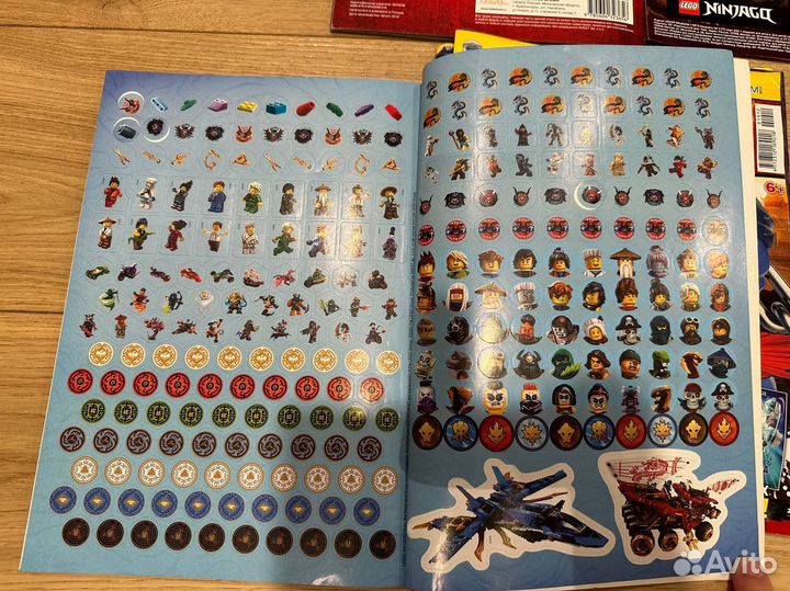 Lego ninjago журналы и 2 книги
