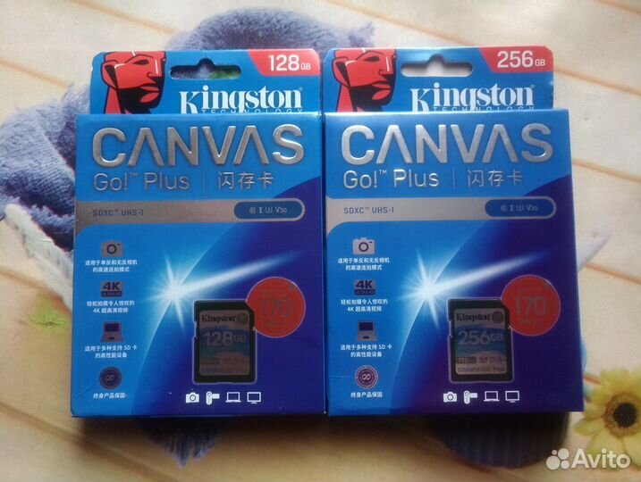 Новые SD-карты Kingston Canvas Go Plus 128/256GB