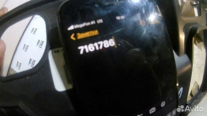 Накладка декоративная на торпедо правая BMW X5 E70