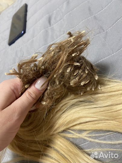 Волосы для наращивания славянка 45 см
