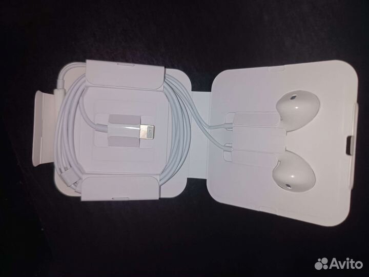 Наушники apple earpods lightning ориги100,нов