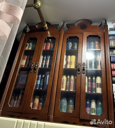 Шедевры классической лит-ры в миниатюре+шкаф