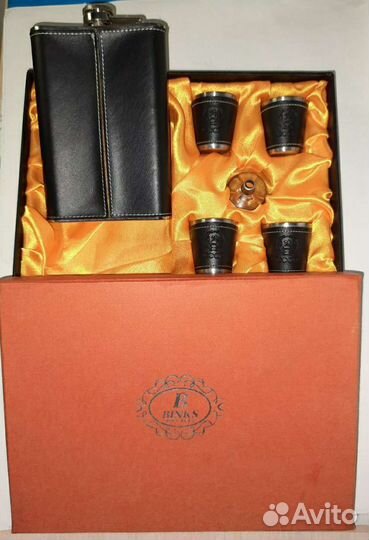 Фляга со стопками СССР Подарочный набор