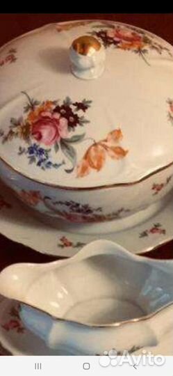 Сервиз столовый чехословакия на 12 персон