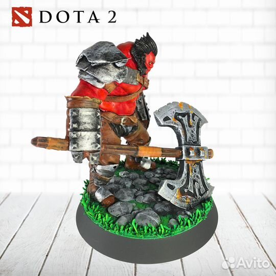 Фигурка Акс из Дота2 ручной работы 15см