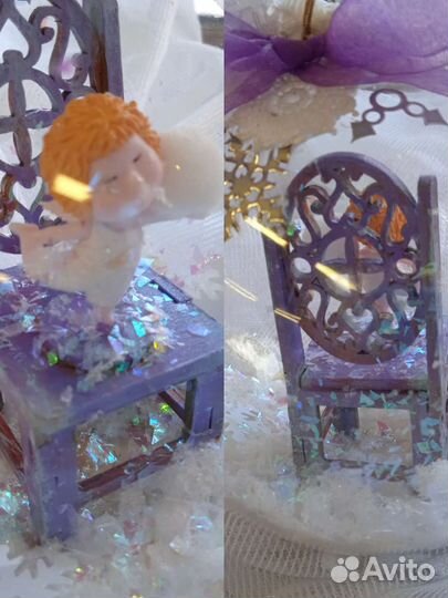 Елочные украшения шары ручной работы