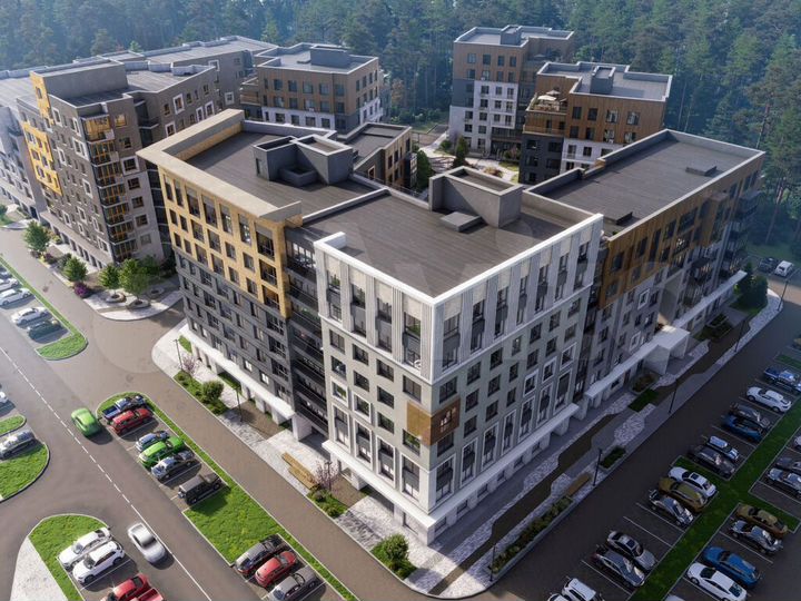 2-к. квартира, 55 м², 2/8 эт.