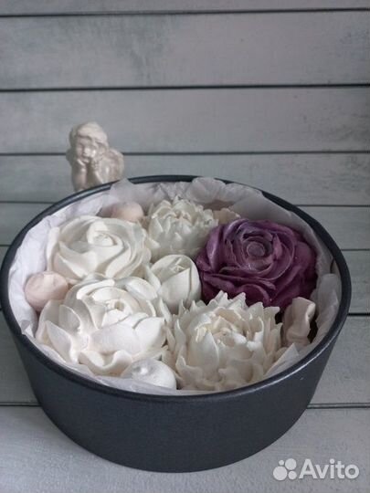 Букет из зефира в коробке