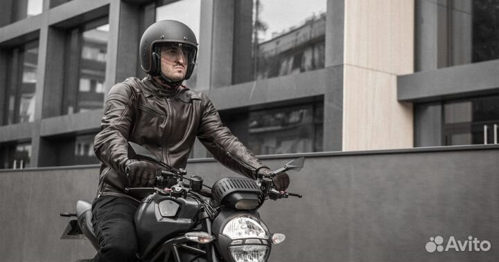 Мотокуртка кожаная shima blake