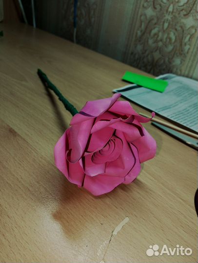 Розы из бумаги