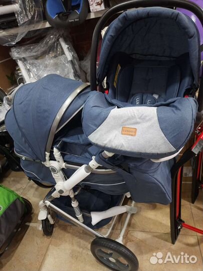 Коляски для новорождённых 3 в 1 новые