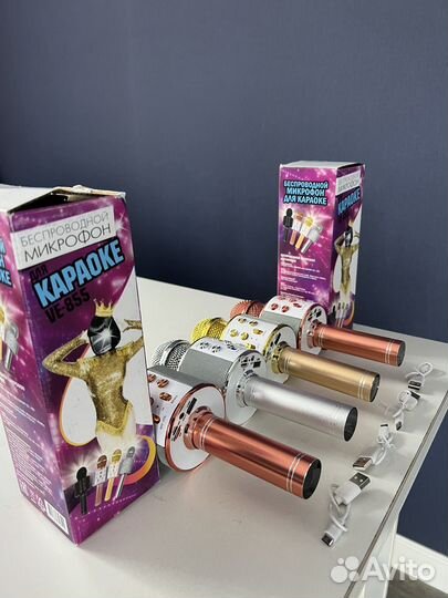 Караоке микрофон с колонкой