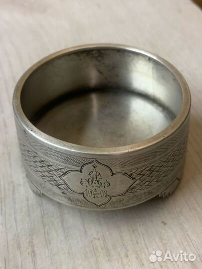 Серебро 84 пробы солонка