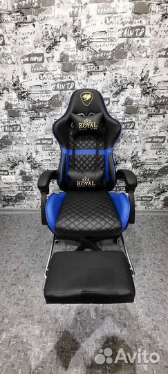 Компьютерное кресло игровое 155F синее
