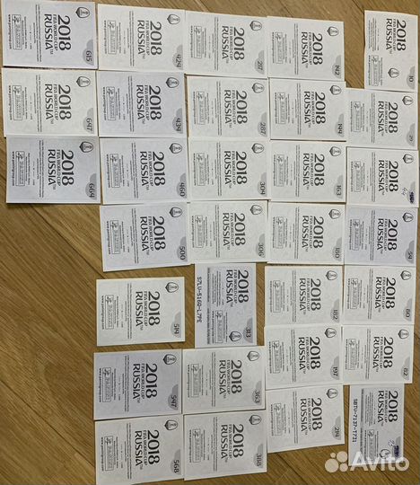 Наклейки Panini fifa world cup Russia 2018