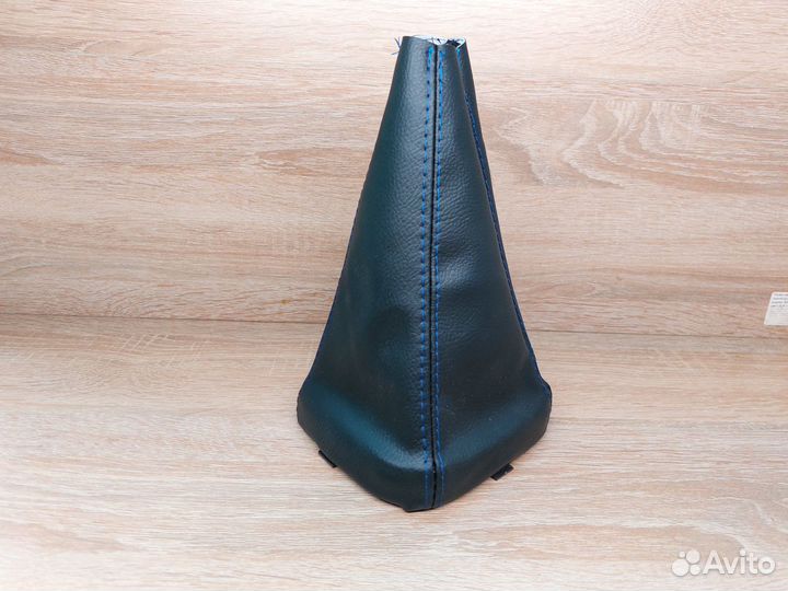 Чехол кпп ваз 2113 2114 2115, синяя строчка