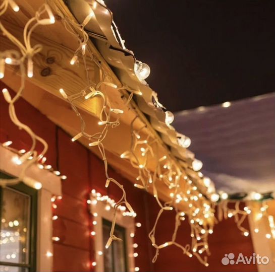 Гирлянда уличная бахрома