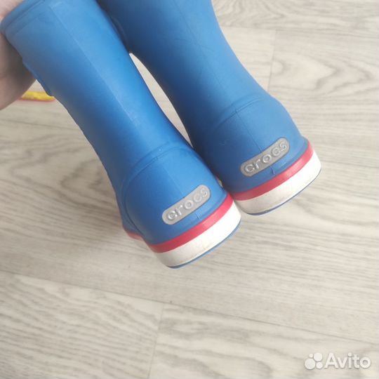 Сапоги резиновые на мальчика Crocs c10