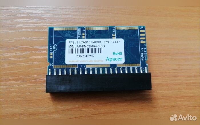 Флеш-память 256 Mb miniIDE 44pin Apacer 81.7A015