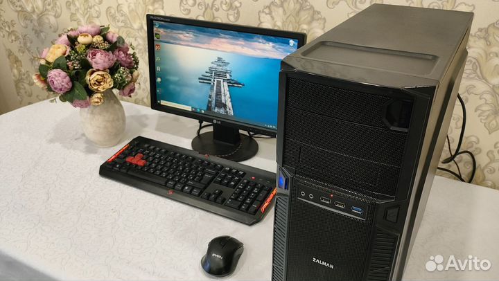 Игровой пк Intel i7-4770 GTX 1060 6G SSD 360 + HDD