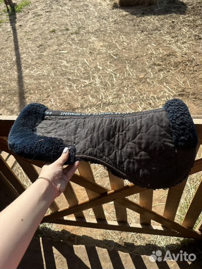 Уздечка (оголовье) euroriding, меховушка под седло