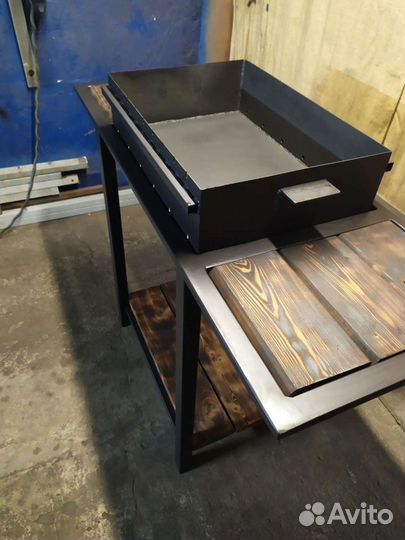 Мангал в стиле лофт