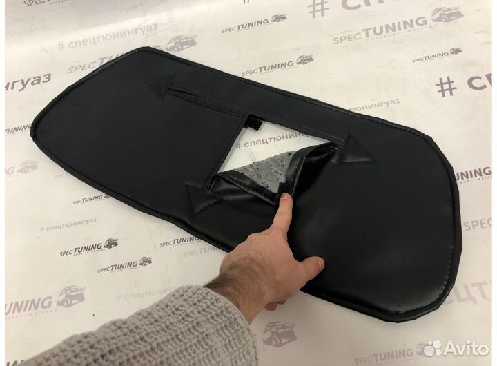 Утеплитель радиатора УАЗ 452, Буханка черный