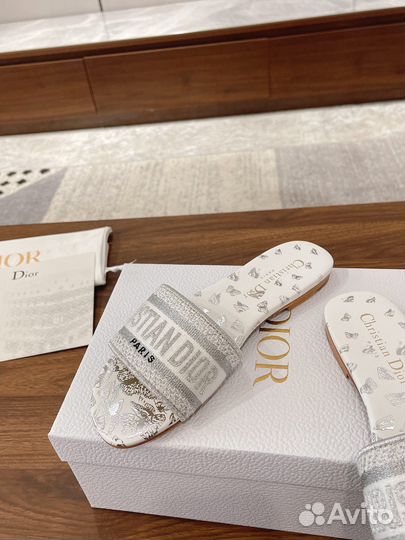 Шлепки женские Dior премиум