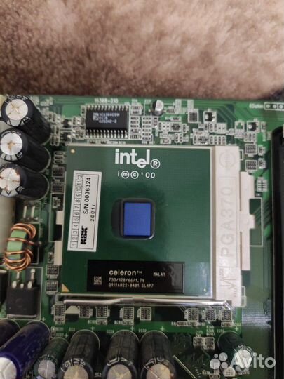 Материнская плата ms 6368 ver 2.1 + процессор