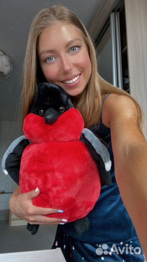 Мягкая игрушка снегирь