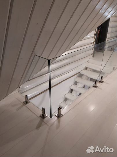 Перила со стеклом