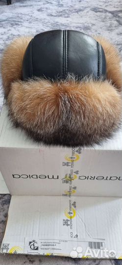 Шапка зимняя меховая женская (лис)